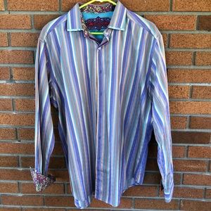 ROBERT GRAHAM BUTTON DOWN SHIRT